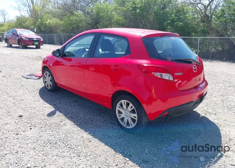 2013 Mazda Mazda2 Sport из США, поврежденный, VIN JM1DE1KYXD0165698